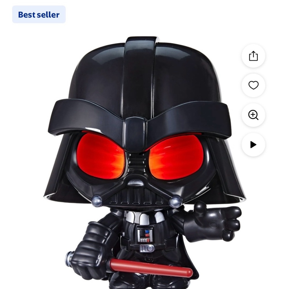 Star Wars Force N Telling Vader Toy - Black and Red - Picture 4 of 4